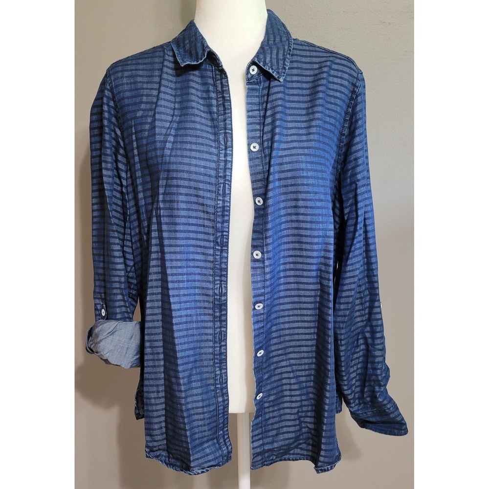 Foxcroft Tencel Button-Down Long Sleeve